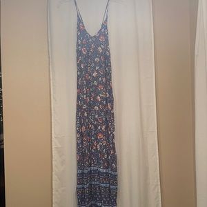 Flower print maxi dress